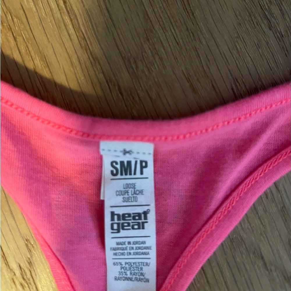 Under Armor pink breast cancer tank top SM - Picture 5 of 5